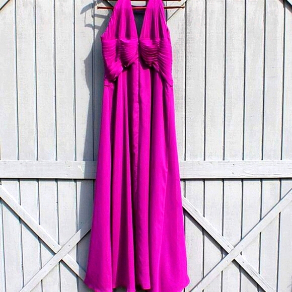 Alicepub Purple Halter Maxi Dress – Size 16 – Bridesmaid | Prom | Formal - Picture 2 of 7